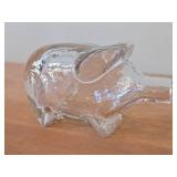 GinPig Pig theme Clear Glass Decanter