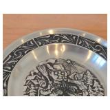 7 1/2" Christmas theme Pewter Collector