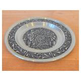 7 1/2" Christmas theme Pewter Collector