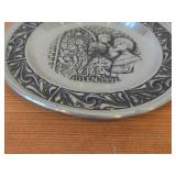 7 1/2" Christmas theme Pewter Collector