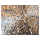 7 1/2" Christmas theme Pewter Collector