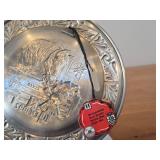 7 1/2" Christmas theme Pewter Collector