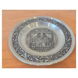7 1/2" Christmas theme Pewter Collector