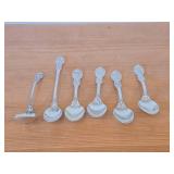 Lot of (6) 217-grams (total) Sterling Silver Spoons - Frances I by Reed and Barton