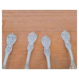 Lot of (6) 217-grams (total) Sterling Silver Spoons - Frances I by Reed and Barton