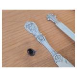 233-grams (total) Sterling Silver (3) Spoons and (1) Butter Knife