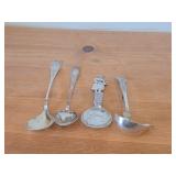 Lot of (4) 172-grams (total) 830 Silver Spoons