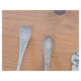 Lot of (4) 172-grams (total) 830 Silver Spoons