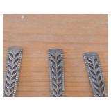 Lot of (3) 108-grams (total) 830 Silver Norwegian Silver Spoons in Juvel (Jewel) Pattern