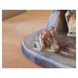 Hand Carved Olive Wood Nativity Scene
