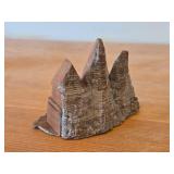 Lot of (2) Vintage Cork Miniature Model Town Streetscapes