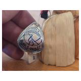 Lot of (4) Vintage Folk Art theme Authentic Hand Made Corn Husk Dolls