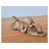 Vintage Salvans Gnome The Mediator Hand Carved Wood Figurine by Anri (Italy)