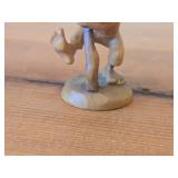 Vintage Happy Gnome / Troll theme Hand Carved Wood Figurine by Anri (Italy)