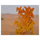 Vintage Hand Made Wood Monkey Puzzle (1980