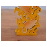 Vintage Hand Made Wood Monkey Puzzle (1980