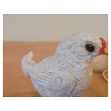 Chick theme Hand Made Paper Mache Figurine