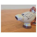 Vintage Sandnesquak Clay Bird Whistle (1958) (Sandes Norway)