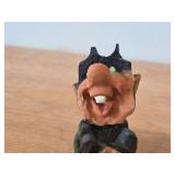 Troll theme Hand Carved Wooden Figurine by Henning Engelsen (England)