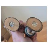 Lot of (2) Vintage Hand Carved Handpainted Wood Carvings by Anri (Italy) / Artist Juan Ferrandiz