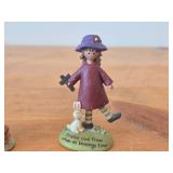 Lot of (2) Vintage Figurines - Porcelain Gnome by Gorham 1980