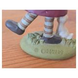 Lot of (2) Vintage Figurines - Porcelain Gnome by Gorham 1980