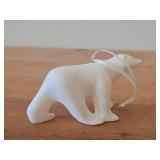Lot of (2) Figurines - Parastone Polar Bear Christmas Ornament Mini Reproduction of Frances Pompons Famous L