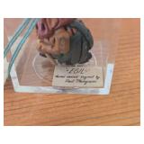 Authentic Handcrafted Egil Troll Figurine by Paul Thompson for Fruitstone Miniatures (Minneapolis) - Enclosed in Plastic Lidded Container
