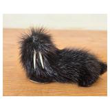 Vintage Walrus theme Real Fur Figurine (1950-1970