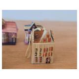 Lot of (6) Vintage Reed Trinket Box Houses