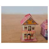 Lot of (6) Vintage Reed Trinket Box Houses