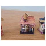 Lot of (6) Vintage Reed Trinket Box Houses