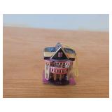 Lot of (6) Vintage Reed Trinket Box Houses