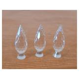 Lot of (2) Poplar Tree Figurines by Swarovski