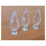 Lot of (2) Poplar Tree Figurines by Swarovski