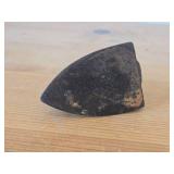 Vintage Cast Iron Miniature Sad Swan 3"x2", Etched Brass Bell from 1950