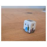 Lot of (2) Miniature Hand Made Ceramic Houses