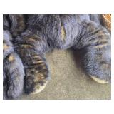 Mosser Glass Victorian Rose Cobalt Blue Glass Slipper