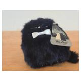 Vintage 1980 Dakin Silvia & Silvan Black Plush Cat - Chubby Kitty