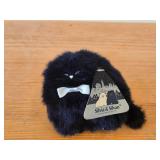 Vintage 1980 Dakin Silvia & Silvan Black Plush Cat - Chubby Kitty