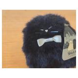 Vintage 1980 Dakin Silvia & Silvan Black Plush Cat - Chubby Kitty