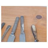 Lot of (8) 481-grams (total) Silverplated Assorted Utensils