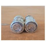 Lot of (2) 134-grams (total) Sterling Silver Salt and Pepper Shaker Set of 2