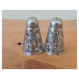 Lot of (2) 134-grams (total) Sterling Silver Salt and Pepper Shaker Set of 2