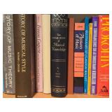 Lot of (3 Shelves) Books - - Music, Countries, Coins