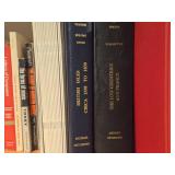 Lot of (3 Shelves) Books - - Music, Countries, Coins