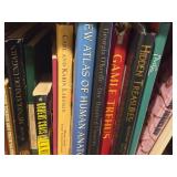 Lot of (3 Shelves) Books - - Music, Countries, Coins