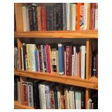 Lot of (3 Shelves) Books - - Physics, Music, Coins