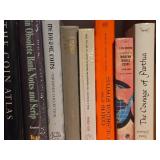 Lot of (3 Shelves) Books - - Physics, Music, Coins