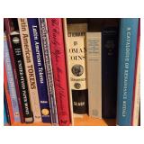 Lot of (3 Shelves) Books - - Physics, Music, Coins